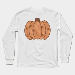 Polka Dot Pumpkin Long Sleeve T-Shirt